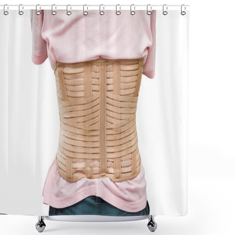 Personality  Spine Splint Shower Curtains