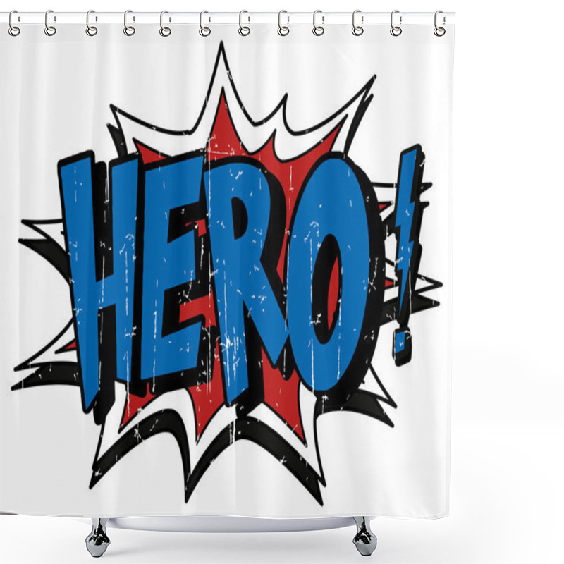 Personality  Explosion Bubble Hero Shower Curtains