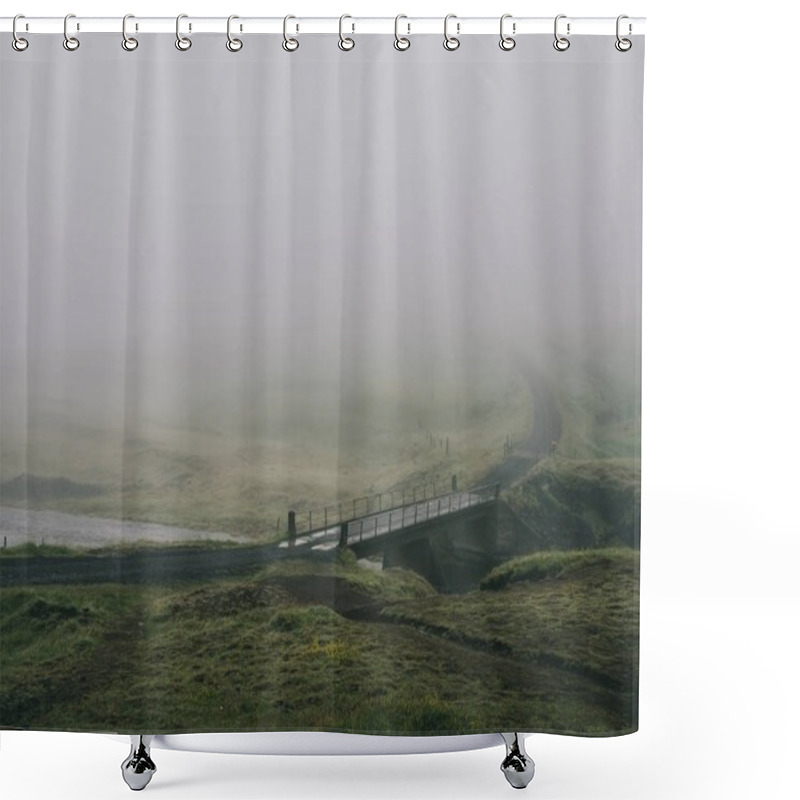 Personality  Bridge Shower Curtains