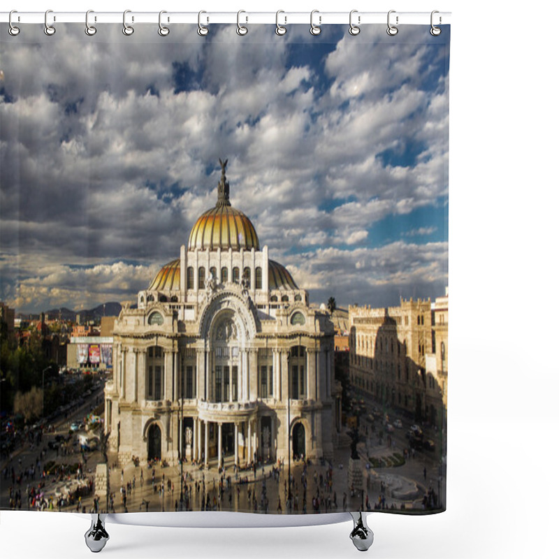 Personality  Museum Of Fine Arts In Mexico City Palacio Del Bellas Artes DF Shower Curtains