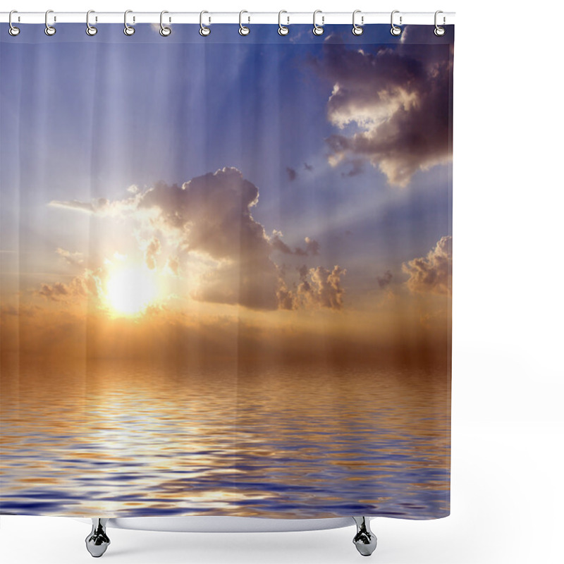 Personality  Sunrise Shower Curtains