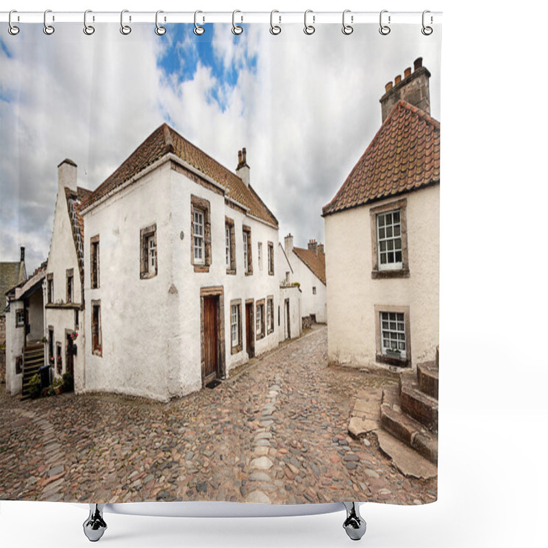 Personality  Old Street And Historical Houses In Culross, Scotland Shower Curtains