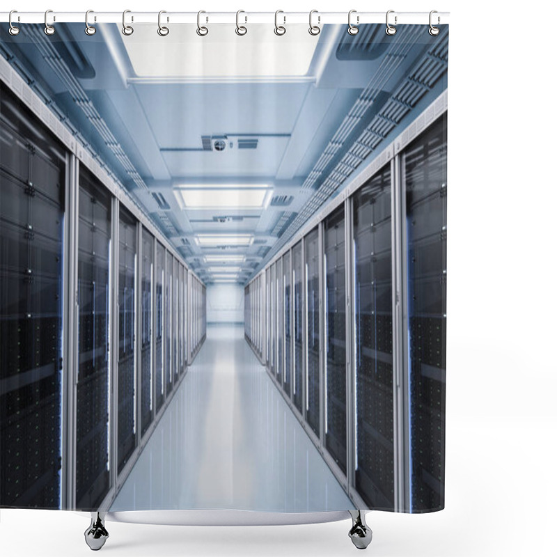 Personality  Server Room Or Server Computers Shower Curtains