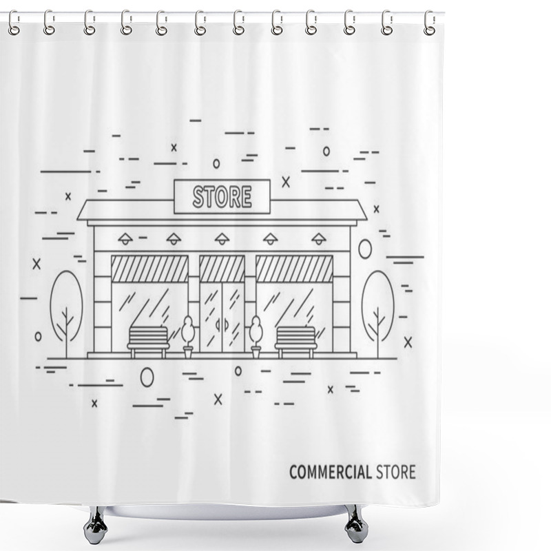 Personality  Store (shop) Exterior (landscape) Design Shower Curtains