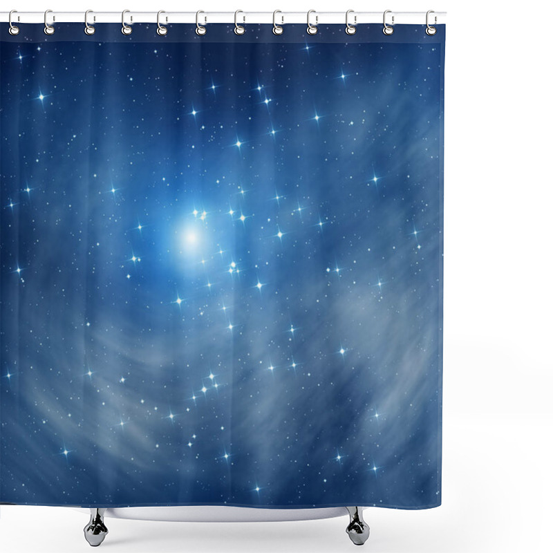 Personality  Space Amazing Dark Theme Background Shower Curtains