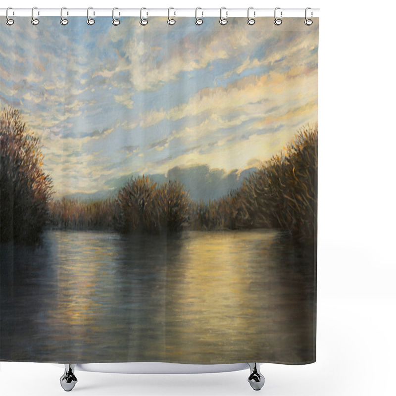 Personality  Light At The End Of The Day Shower Curtains