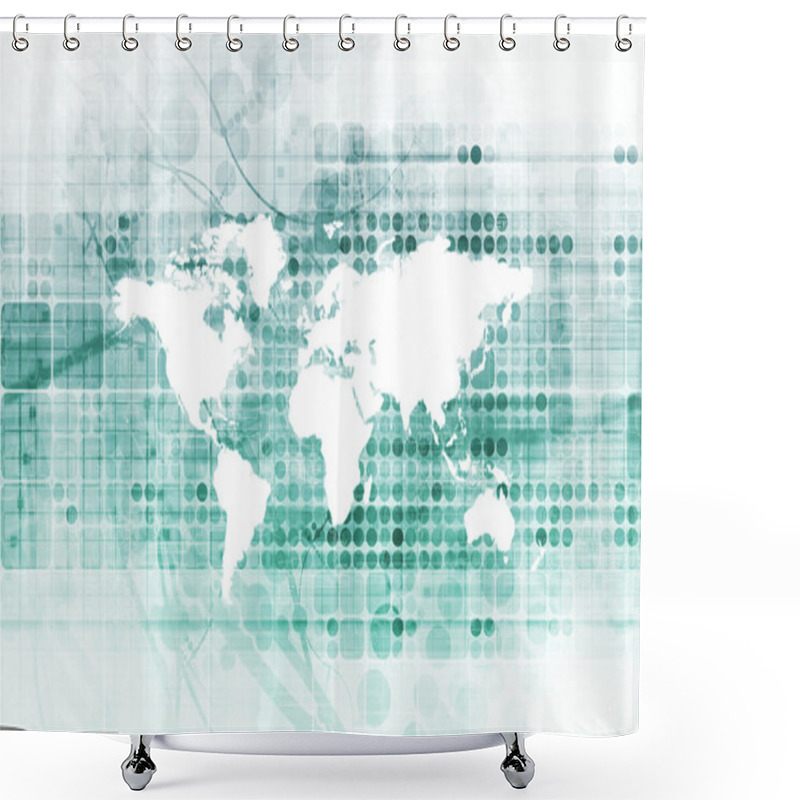 Personality  Research Center Shower Curtains