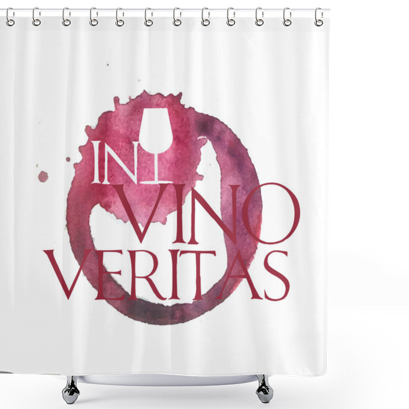 Personality  N Vino Veritas Shower Curtains