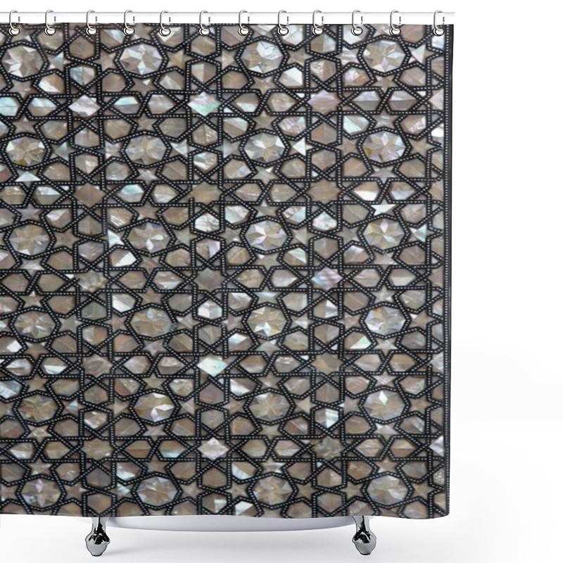 Personality  Silvery Background Shower Curtains