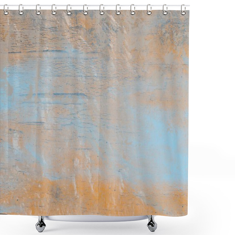 Personality  Abstract Creative Background With Paints Stains Rough Pattern Shower Curtains