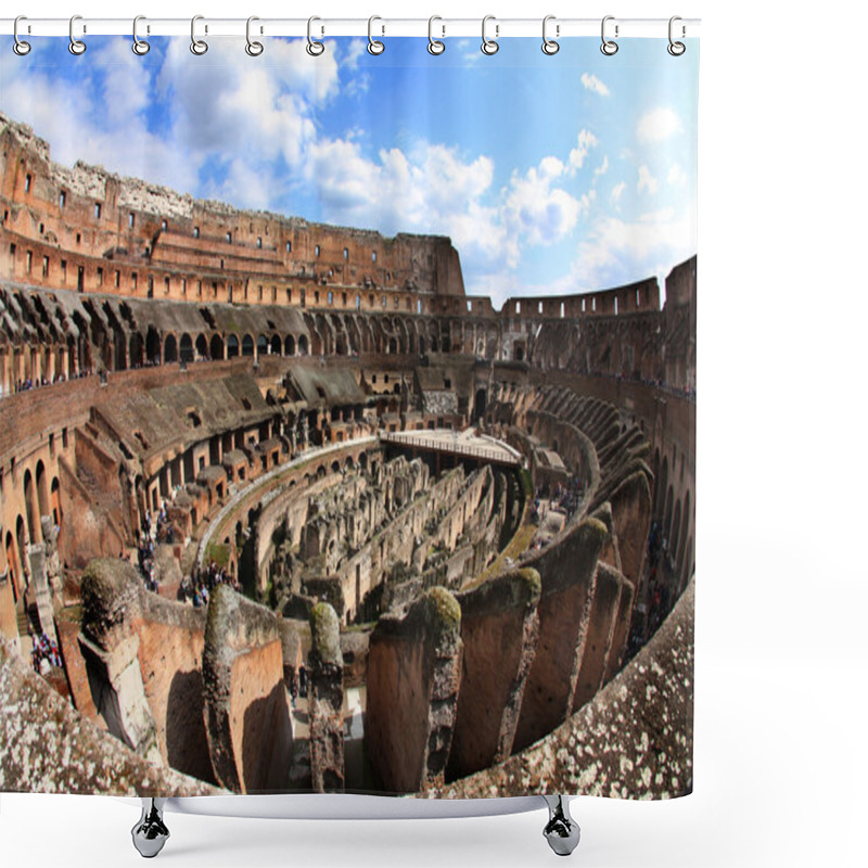 Personality  Rome Colosseum Shower Curtains