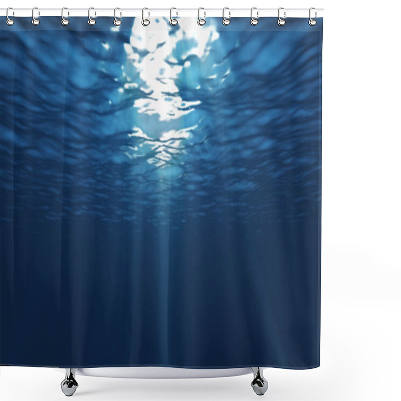 Personality  Light Underwater  Shower Curtains