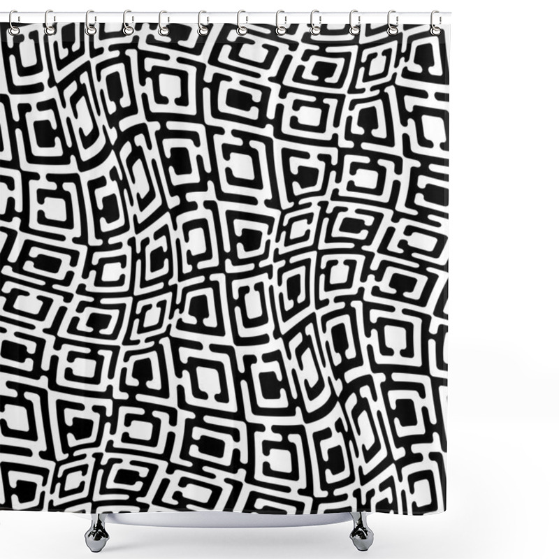 Personality  Abstract Geometric Hipster Fashion Pillow Pattern Shower Curtains