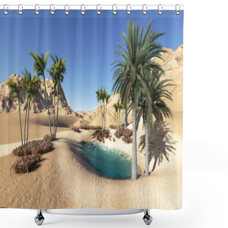 Personality  Oasis Shower Curtains