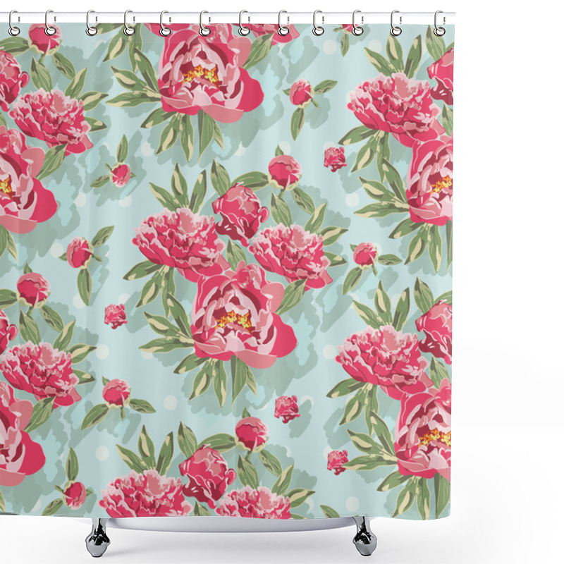 Personality  Floral Pattern Shower Curtains