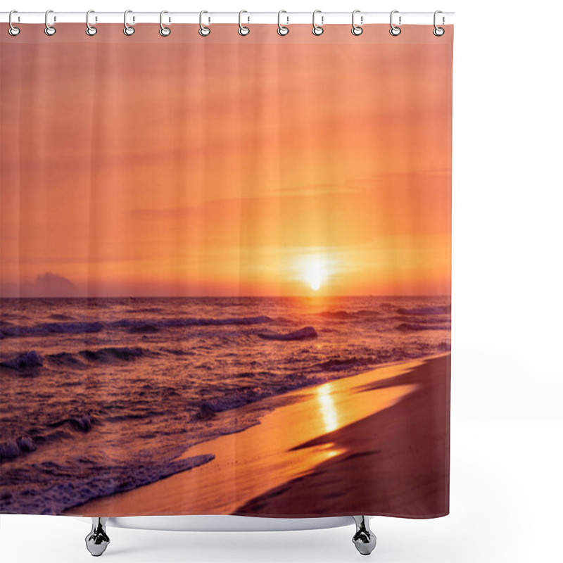 Personality  Cua Dai Beach In Hoi An Vietnam Shower Curtains