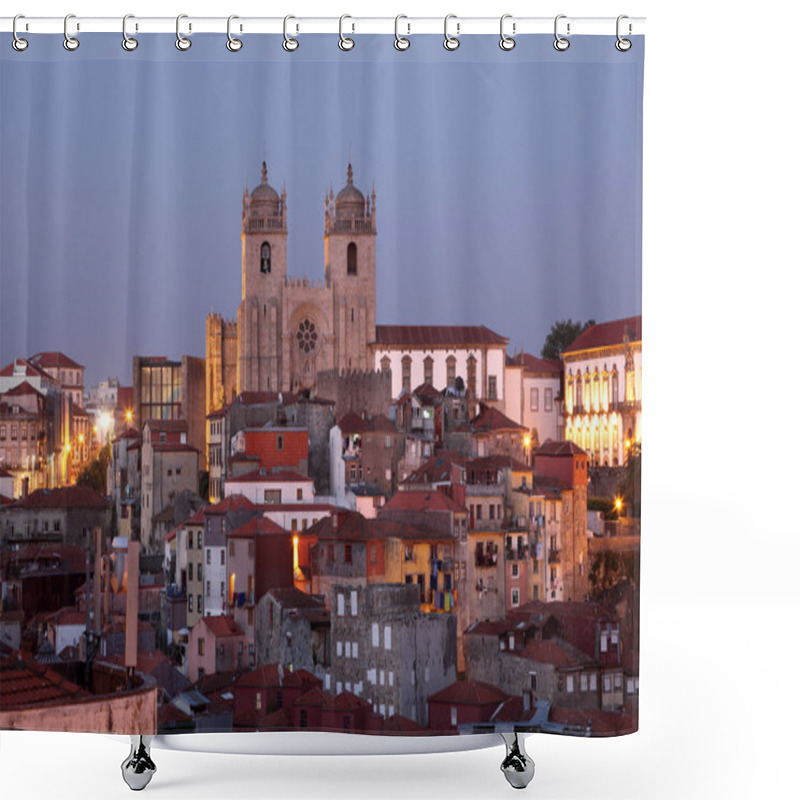 Personality  Ribeira - The Old Town Of Porto, Portugal Shower Curtains