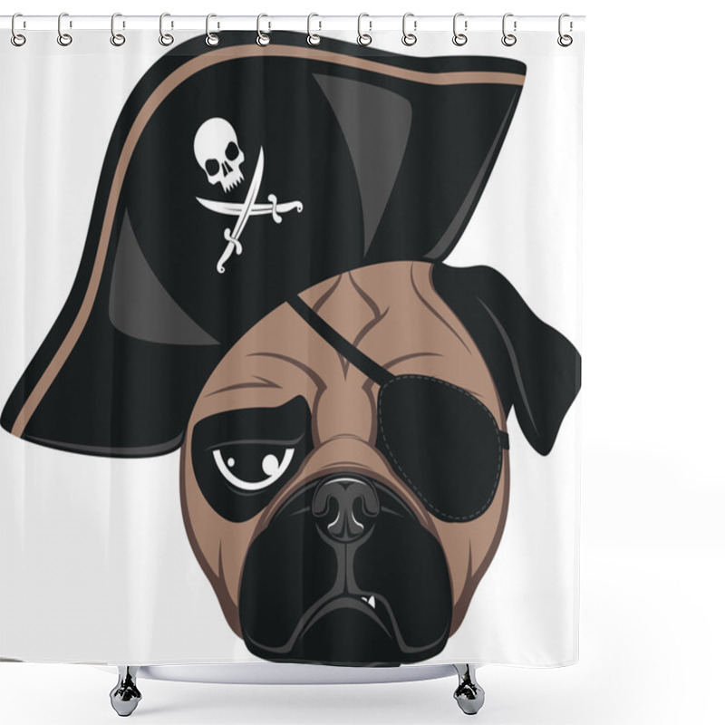 Personality  Funny Dog Shower Curtains