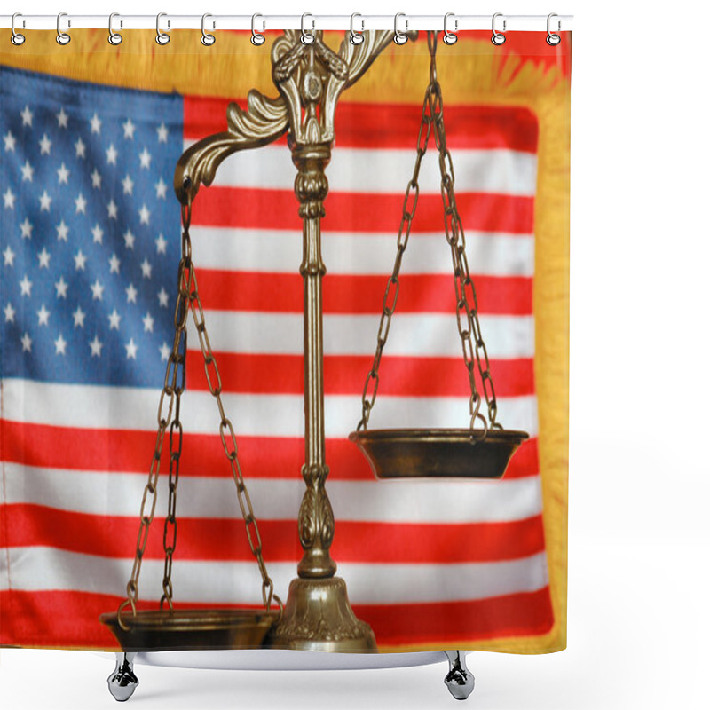 Personality  American Law Shower Curtains