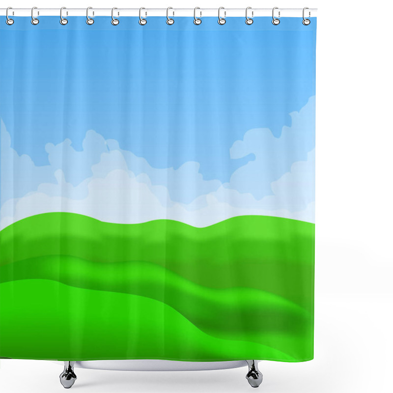 Personality  Beautiful Natural Landscape Shower Curtains