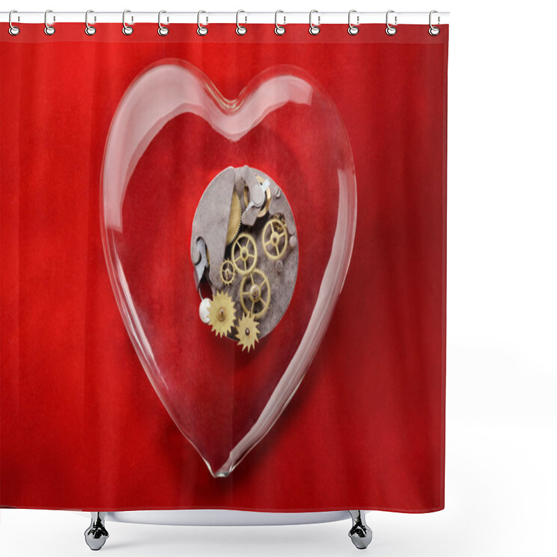 Personality  Love Gear Shower Curtains