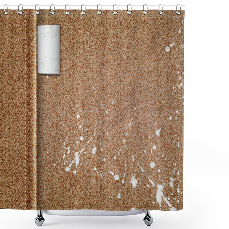 Personality  Independence Day Postcard Design Shower Curtains