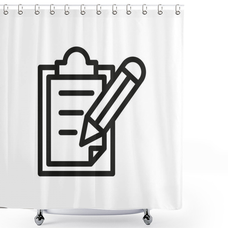 Personality  Notepad,functions,Productivity,programming,temporary Storage Shower Curtains