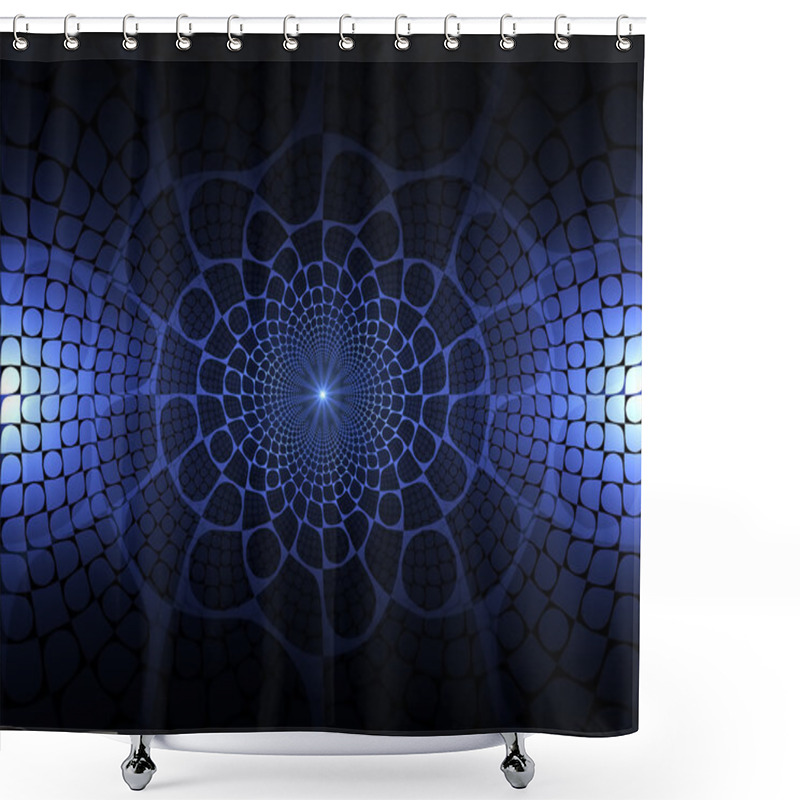 Personality  Optical Illusion Shower Curtains