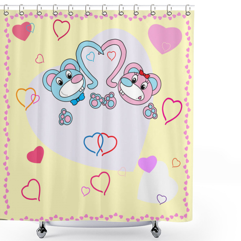 Personality  Animals Shower Curtains