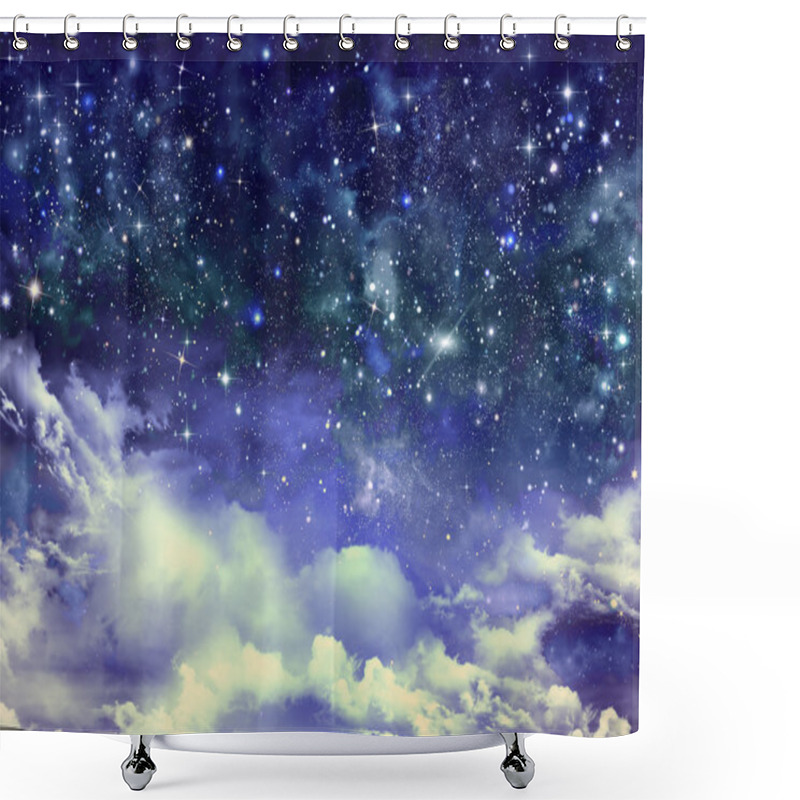 Personality  Night Sky Shower Curtains