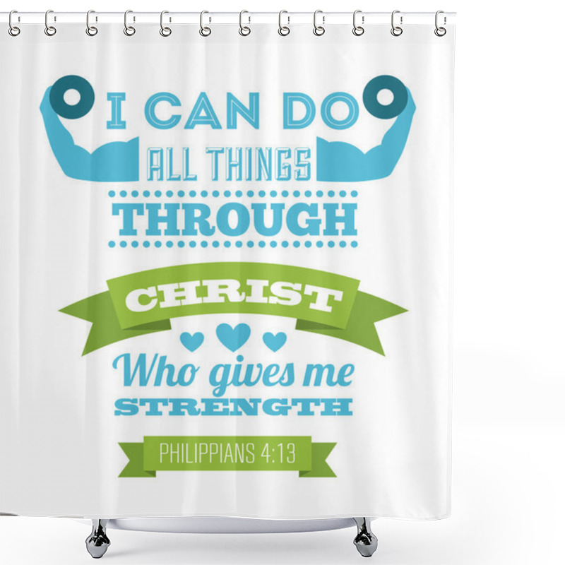 Personality  Christ Poster Shower Curtains