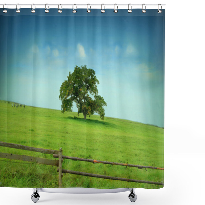 Personality  Classic Rural Landscape Shower Curtains