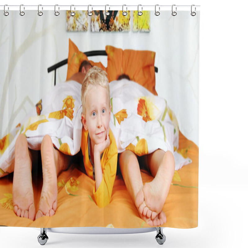 Personality  In Parents Bed Shower Curtains