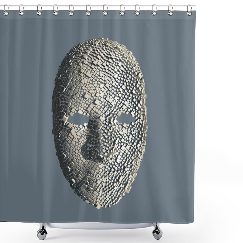 Personality  Face Shower Curtains