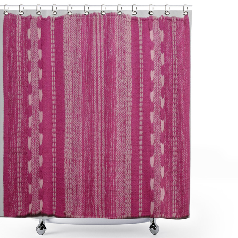 Personality  Hand Woven Braided Mat And Rugs With High Resolution    Shower Curtains