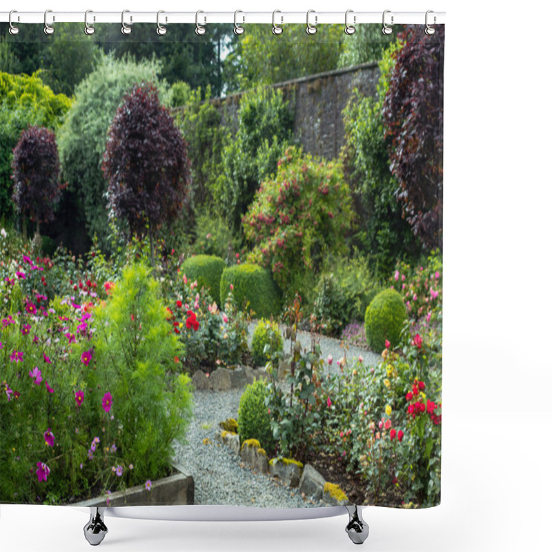 Personality  Beautiful Walled Garden Shower Curtains