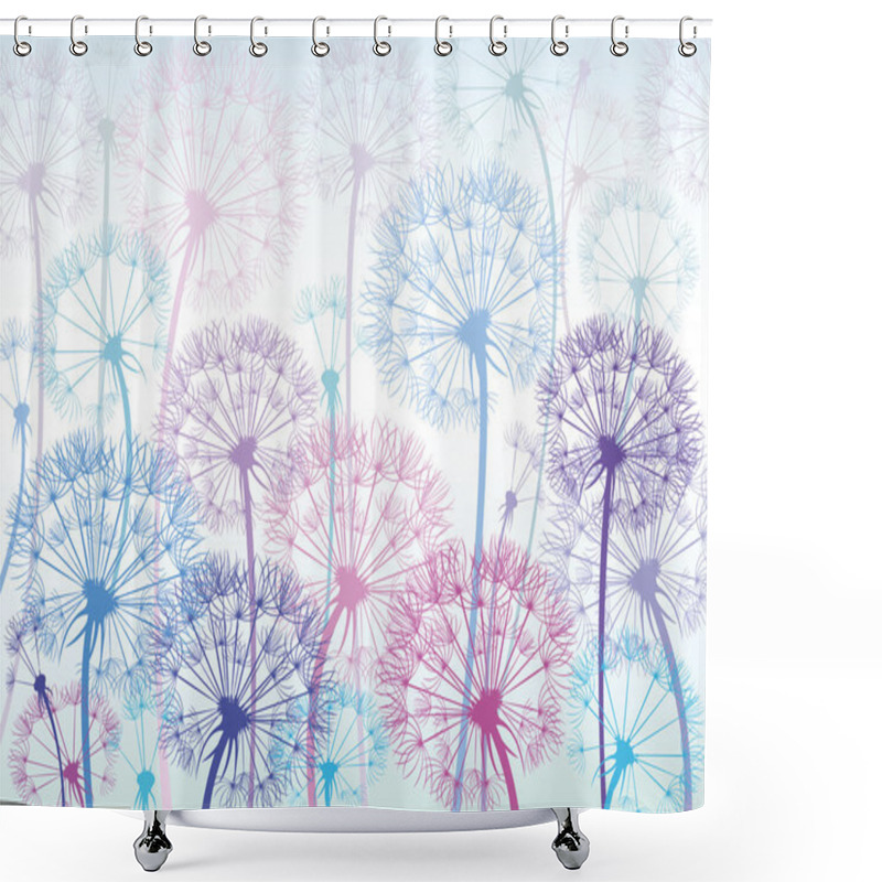 Personality  Dandelions Shower Curtains