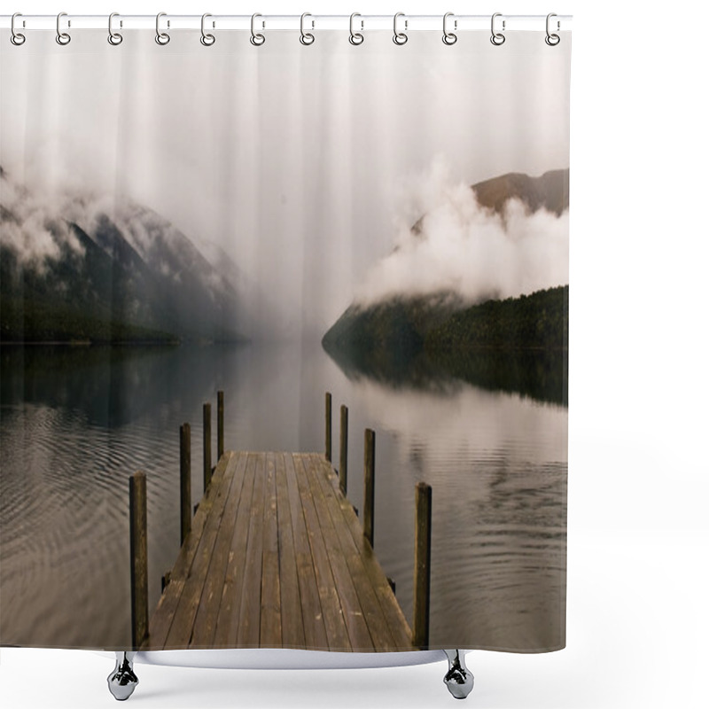 Personality  Nelson Lakes Shower Curtains