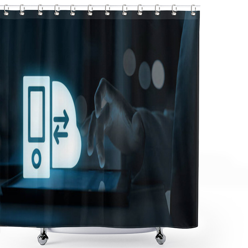 Personality  Device Synchronization With The Cloud Ensures That Data, Files, Settings, And Application States Are Seamlessly Updated And Accessible Across Multiple Devices In Real-time Shower Curtains