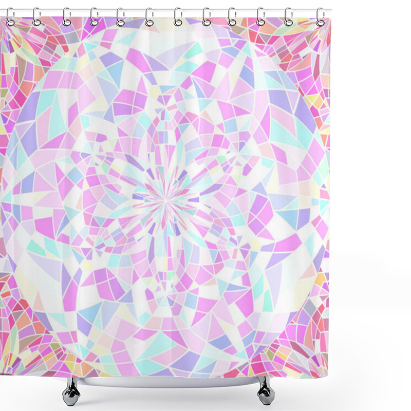 Personality  Seamless Pattern With Stained Glass. Broken Glass. Vector Texture For Wraps, Wallpaper And Your Creativity Shower Curtains