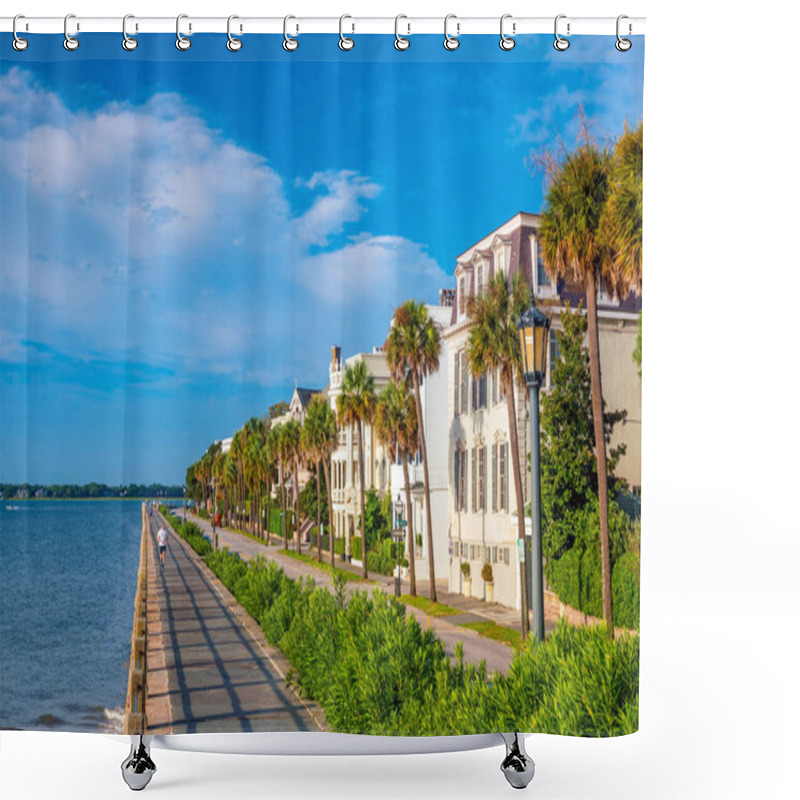 Personality  Battery Park In The Historic Waterfront Area Of Charleston, South Carolina, USA Shower Curtains