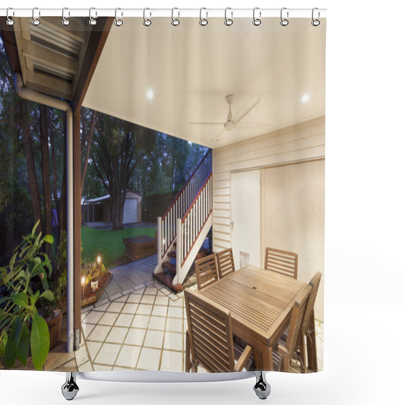 Personality  Outdoor Entertaining Area Shower Curtains