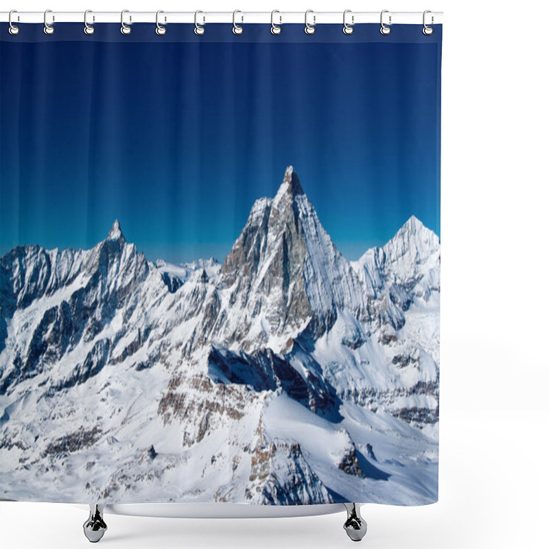 Personality  Matterhorn, Zermatt, Switzerland Shower Curtains