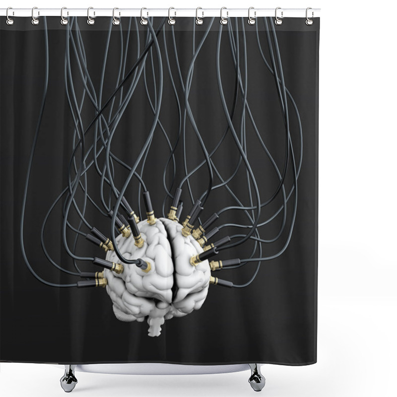 Personality  Mind Control Shower Curtains