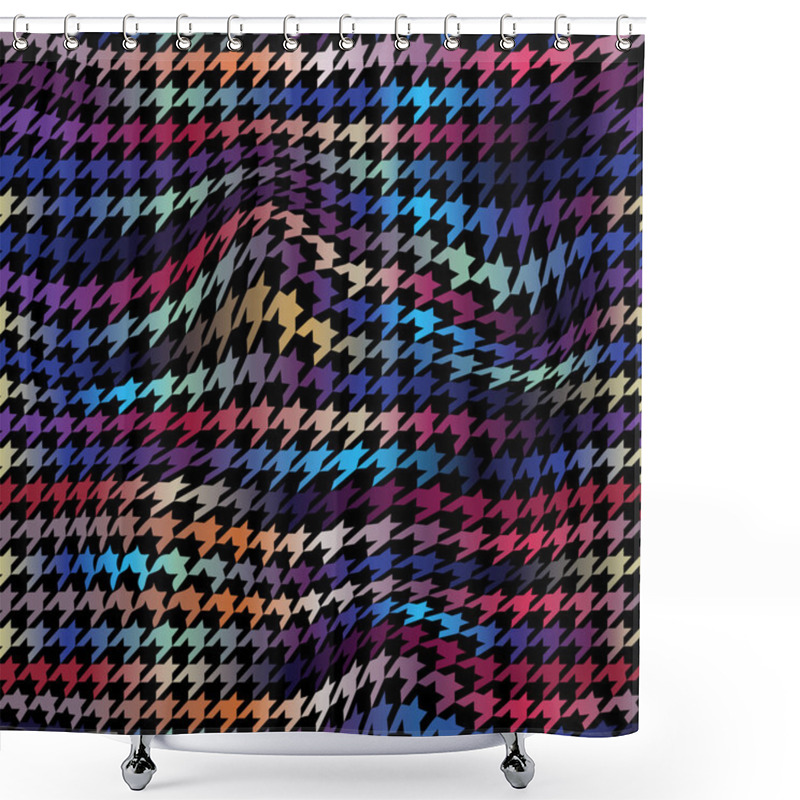 Personality  Houndstooth Pattern. Shower Curtains