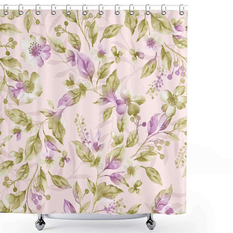 Personality  Repeating Floral  Seamless Pattern  Shower Curtains