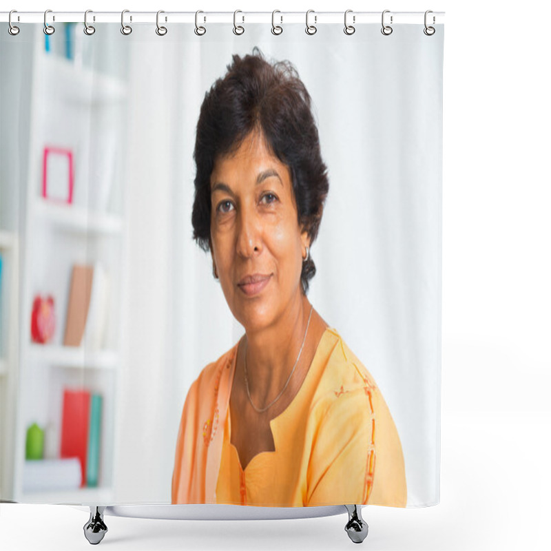 Personality  Indian Mature Woman Shower Curtains