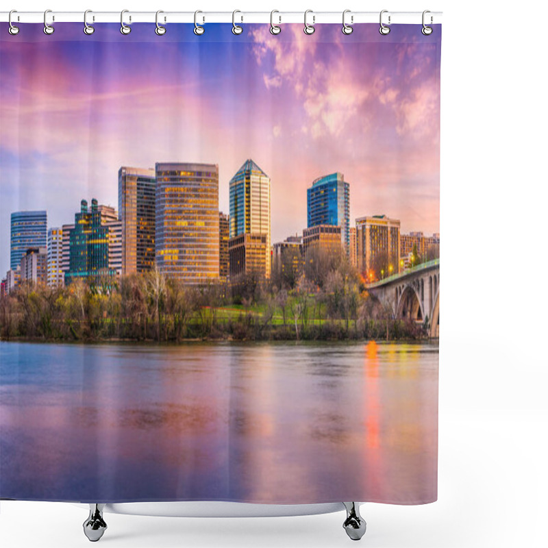 Personality  Rosslyn, Arlington, Virginia, USA Skyline Shower Curtains