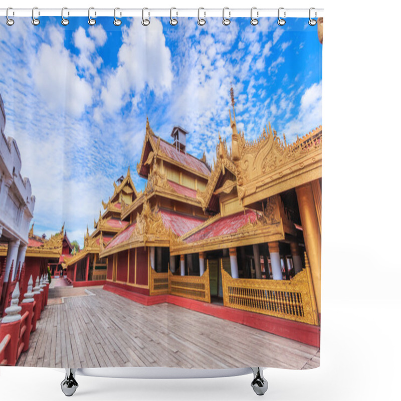 Personality  Mandalay Palace At Mandalay Shower Curtains