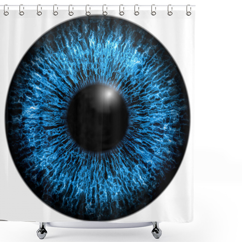 Personality  Eye Iris Generated Hires Texture Shower Curtains